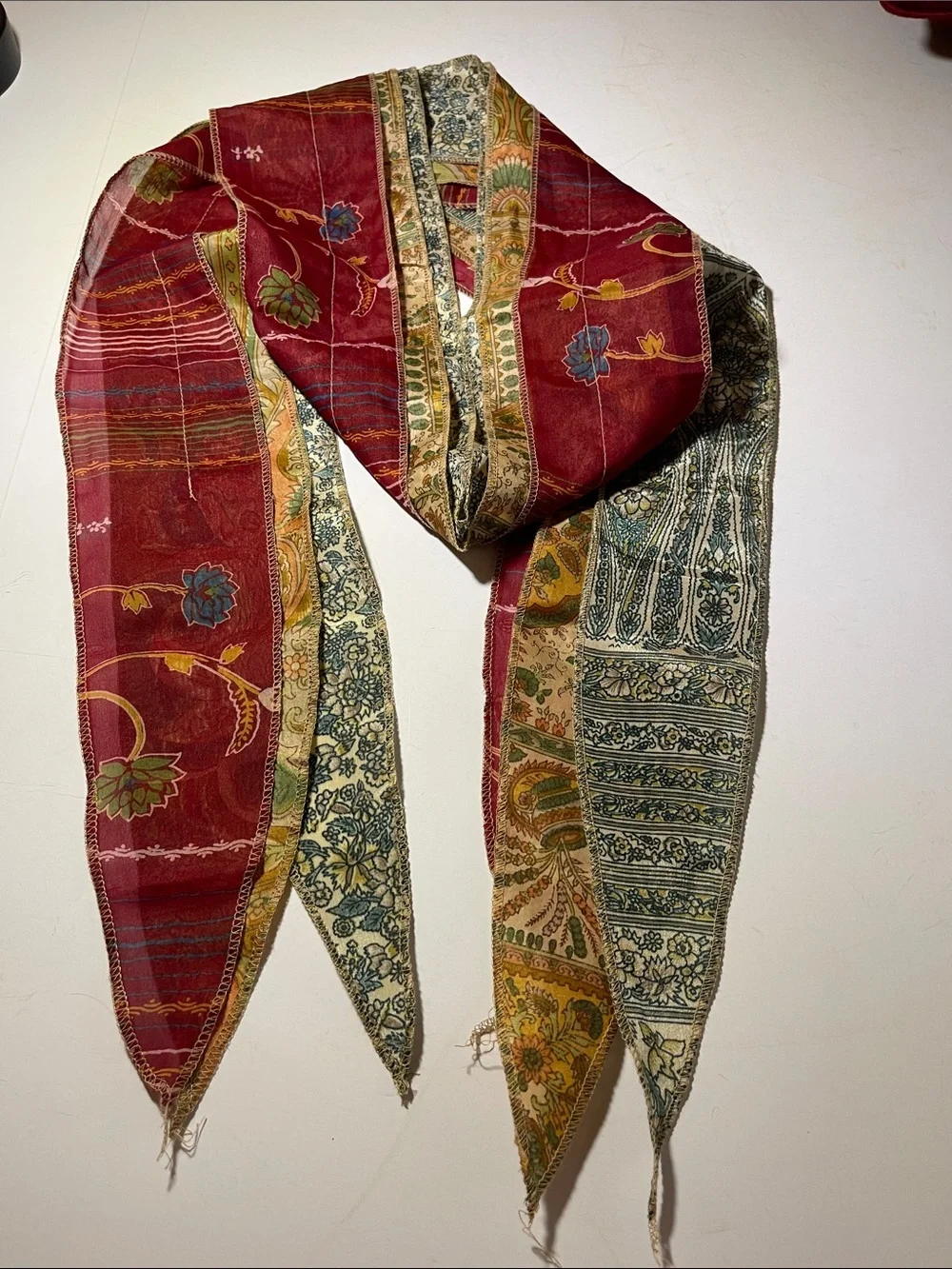 Repurposed Sari Scarf